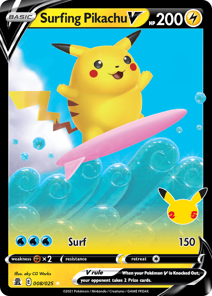 Surfing Pikachu V: Celebrations