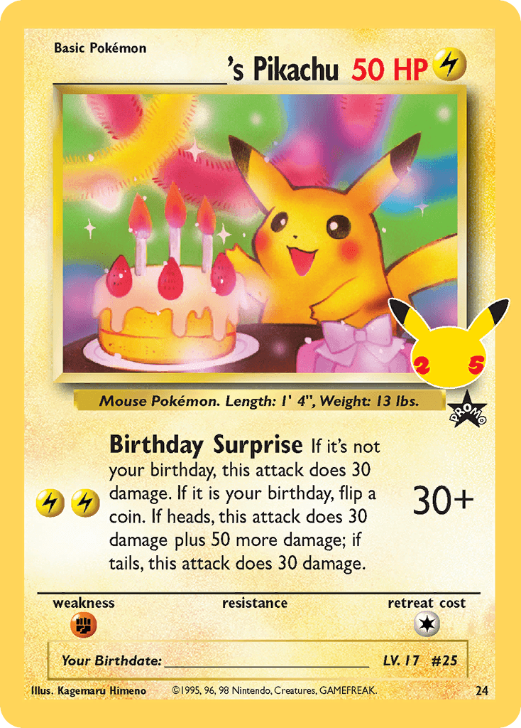 _____'s Pikachu: Celebrations: Classic Collection