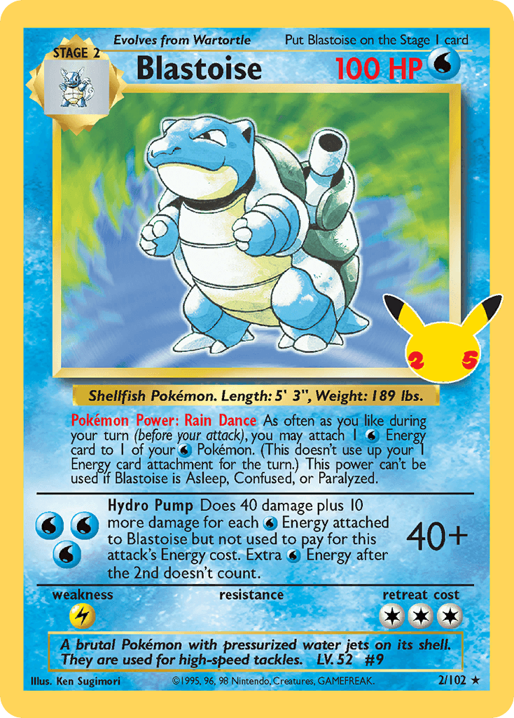 Blastoise: Celebrations: Classic Collection
