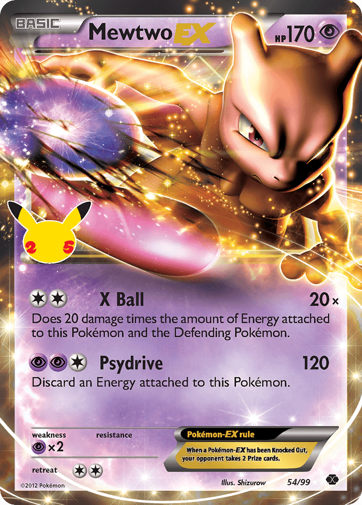 Mewtwo-EX: Celebrations: Classic Collection