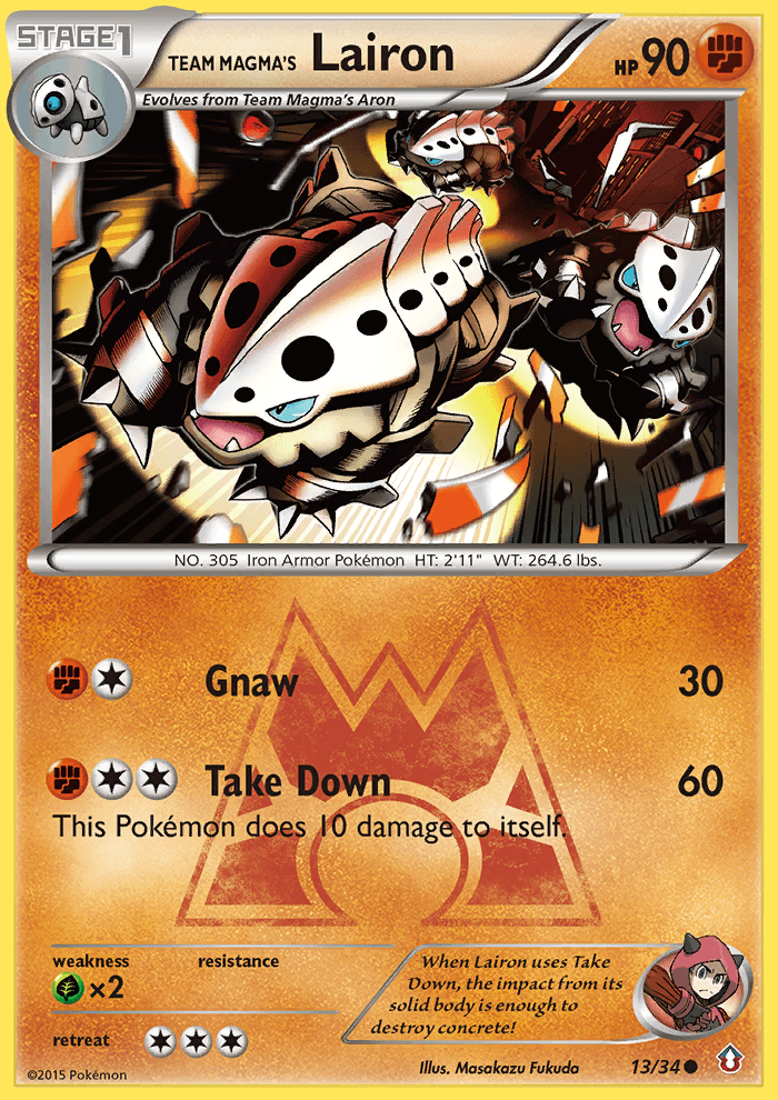Team Magma's Lairon: Double Crisis