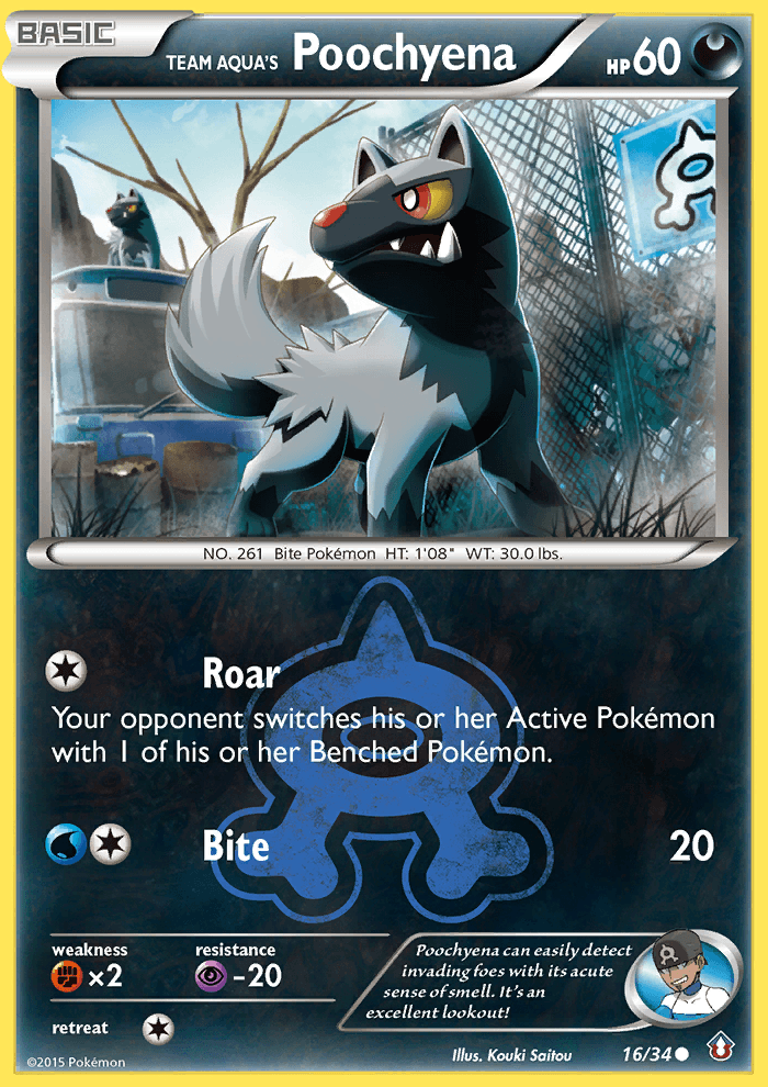 Team Aqua's Poochyena: Double Crisis