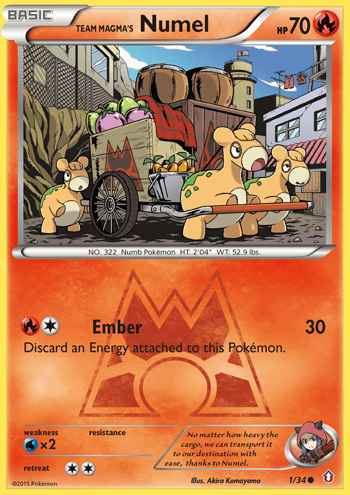 Team Magma's Numel: Double Crisis