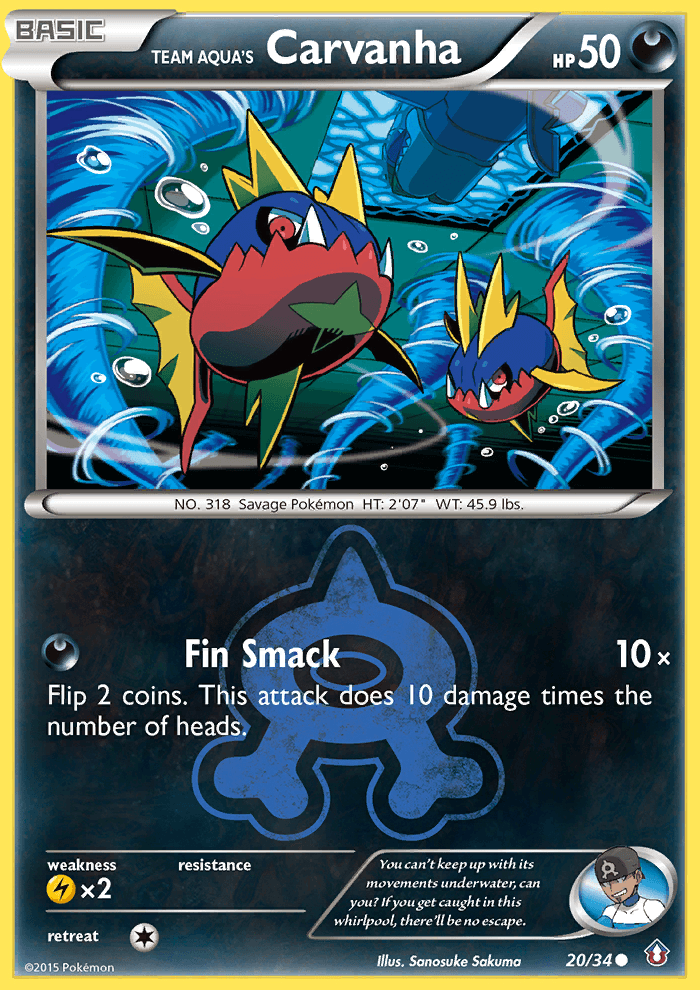 Team Aqua's Carvanha: Double Crisis
