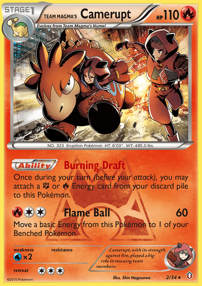 Team Magma's Camerupt: Double Crisis