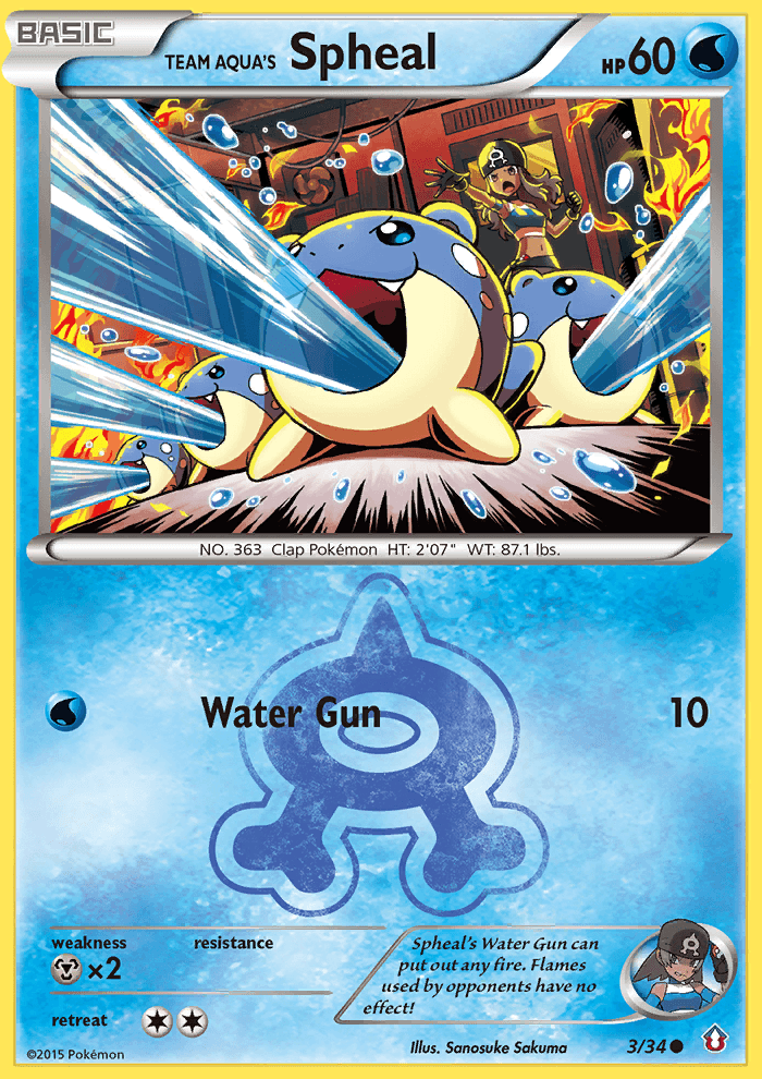 Team Aqua's Spheal: Double Crisis