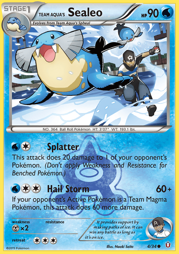 Team Aqua's Sealeo: Double Crisis