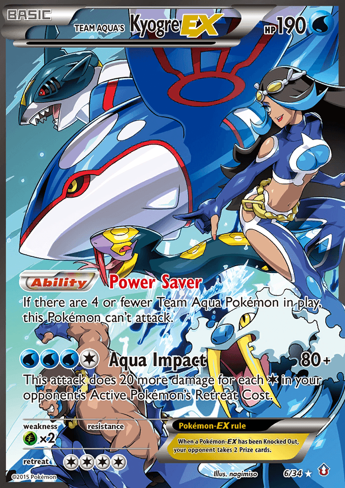 Team Aqua's Kyogre-EX: Double Crisis
