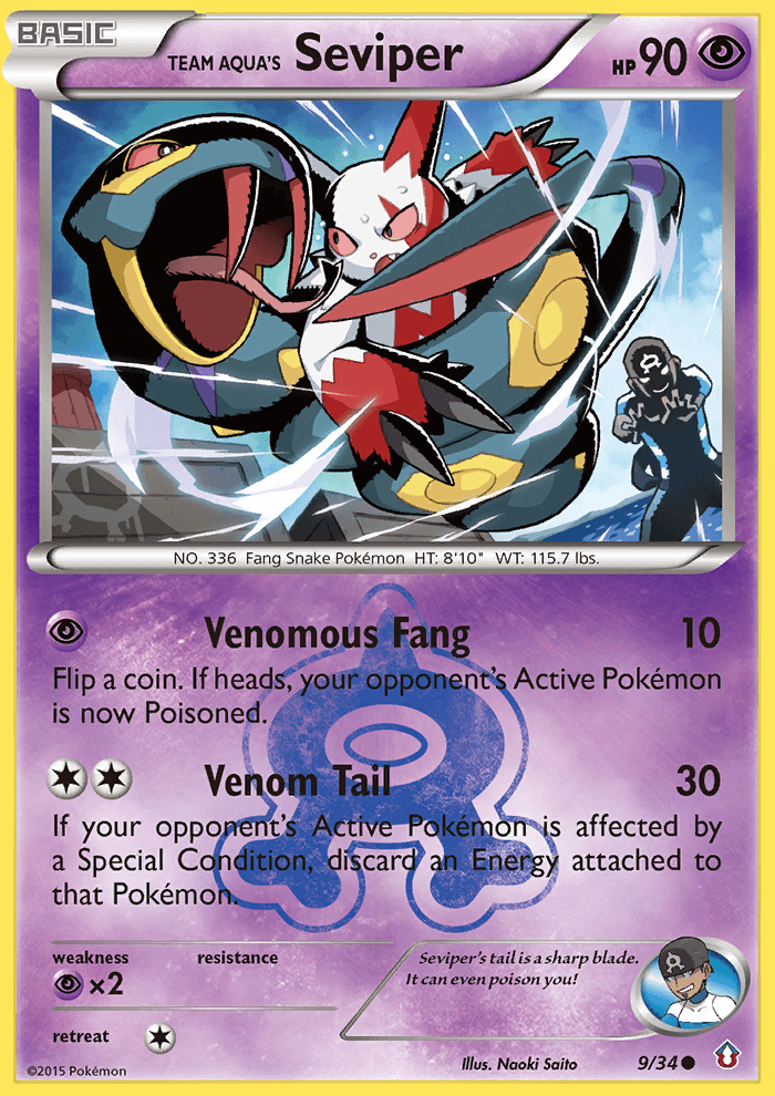 Team Aqua's Seviper: Double Crisis