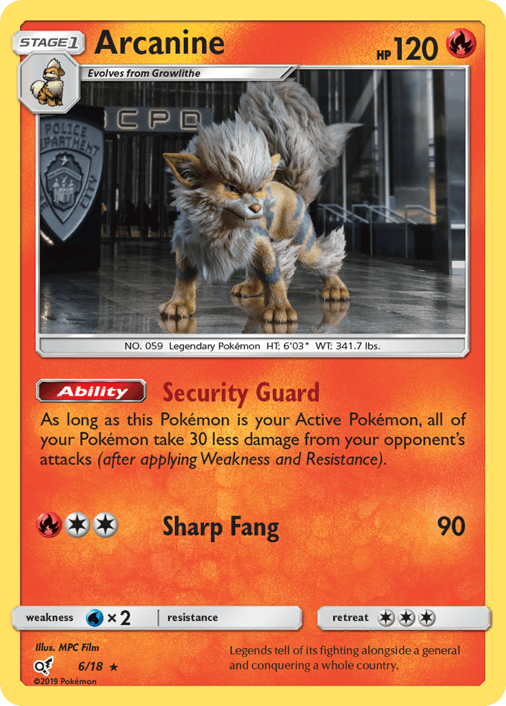 Arcanine: Detective Pikachu
