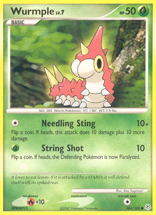 Wurmple: Diamond & Pearl