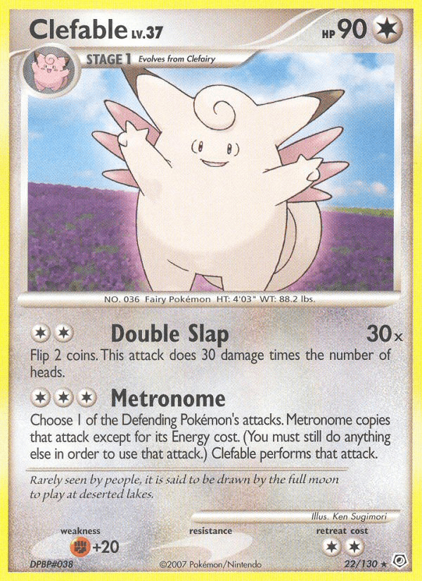 Clefable: Diamond & Pearl