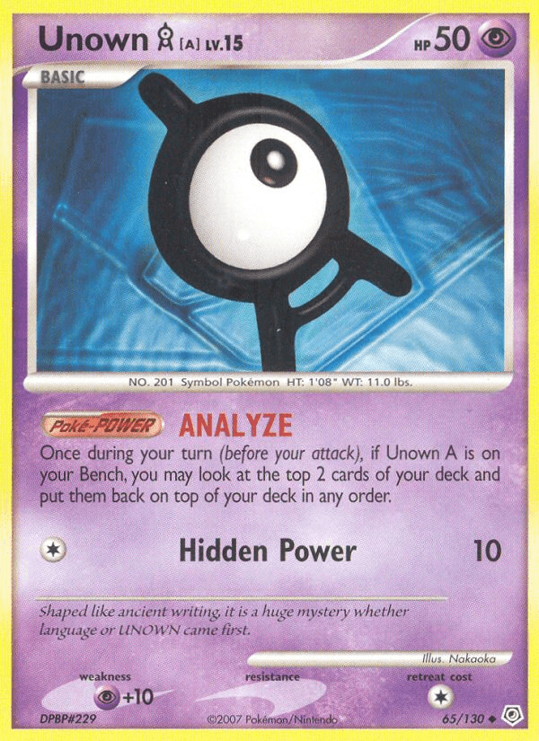 Unown [A]: Diamond & Pearl