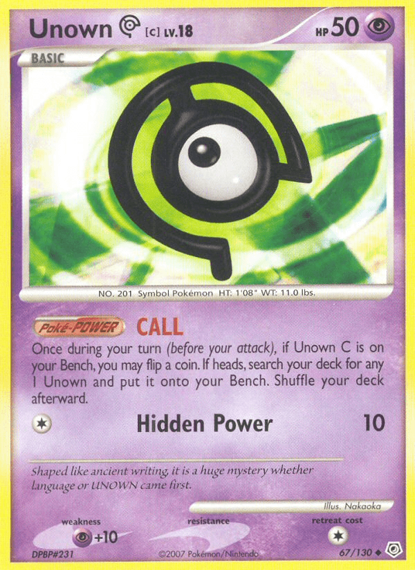 Unown [C]: Diamond & Pearl