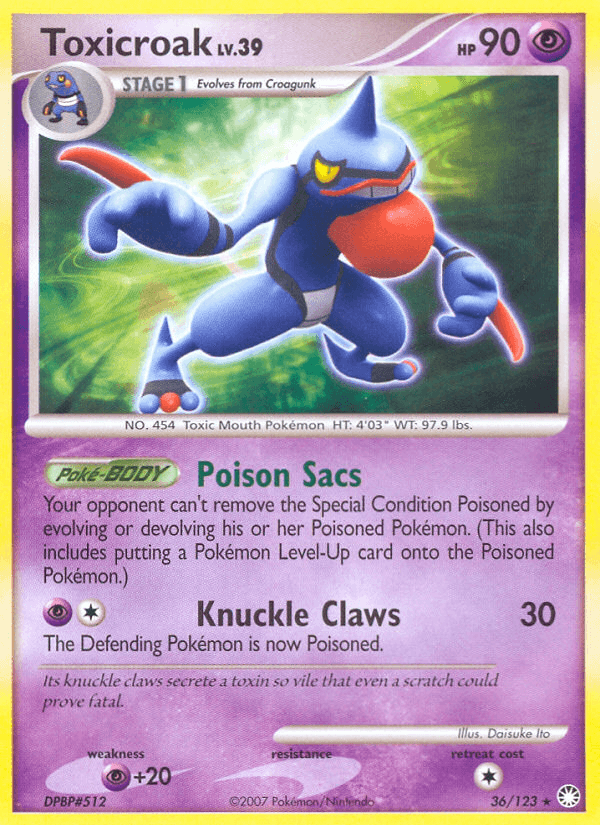 Toxicroak: Mysterious Treasures