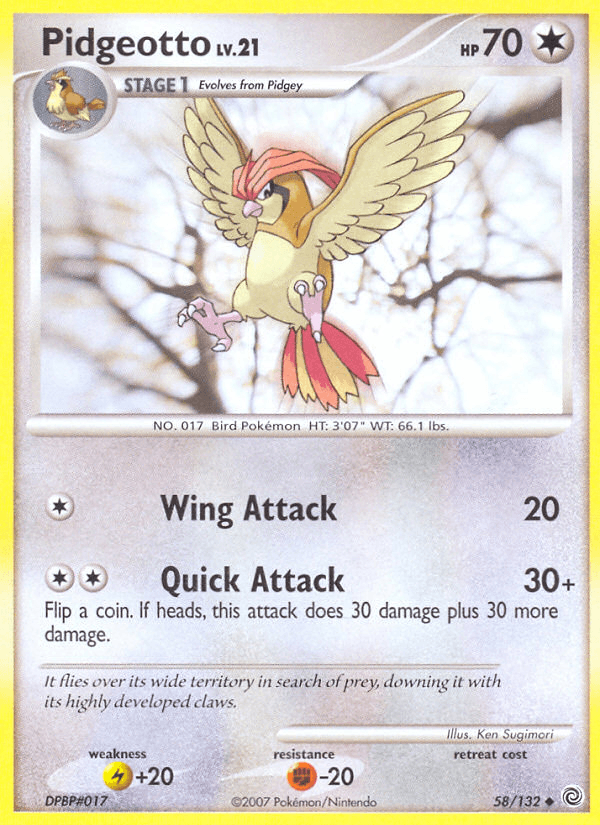 Pidgeotto: Secret Wonders