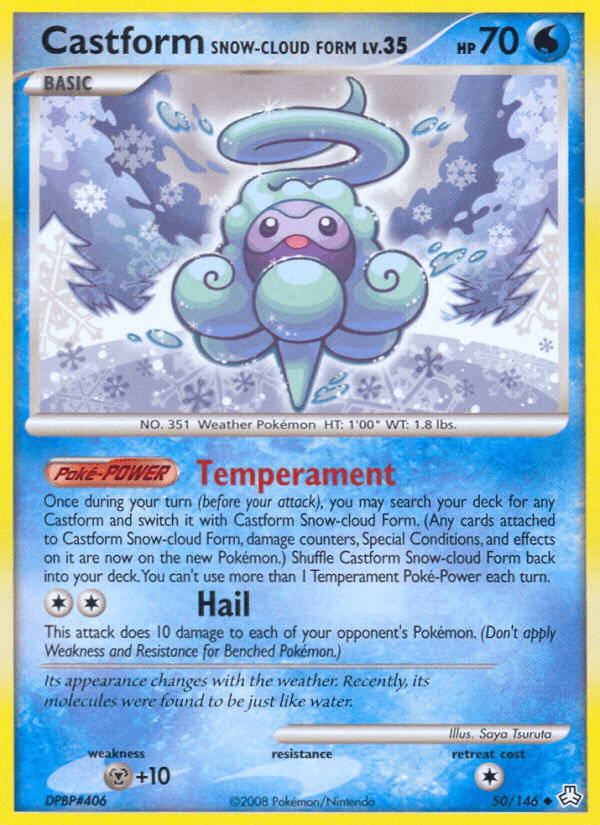 Castform Snow-Cloud Form: Legends Awakened