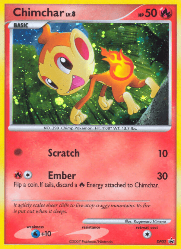 Chimchar: DP Black Star Promos