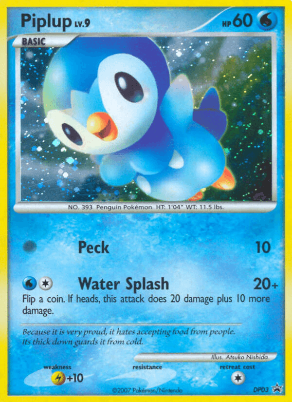 Piplup: DP Black Star Promos