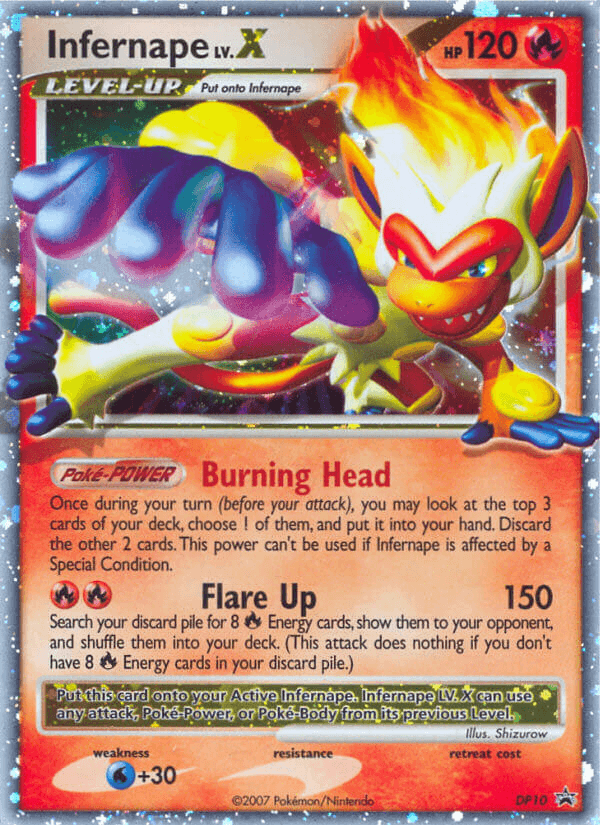 Infernape LV.X: DP Black Star Promos