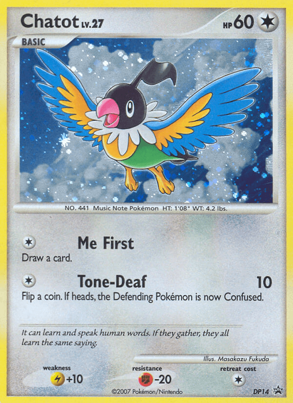 Chatot: DP Black Star Promos