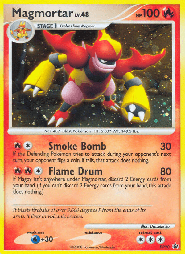 Magmortar: DP Black Star Promos