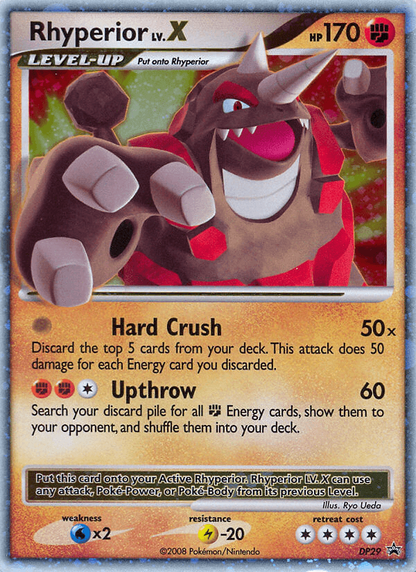 Rhyperior LV.X: DP Black Star Promos