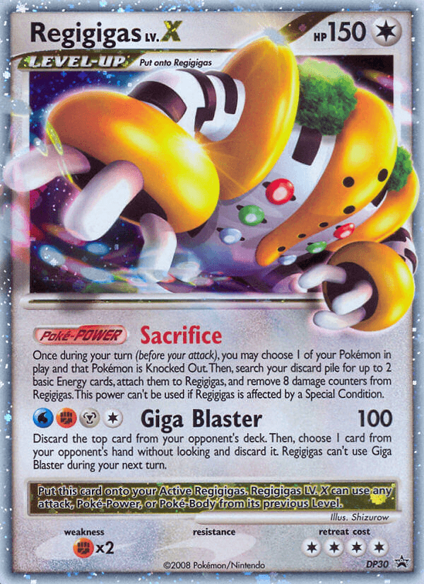 Regigigas LV.X: DP Black Star Promos