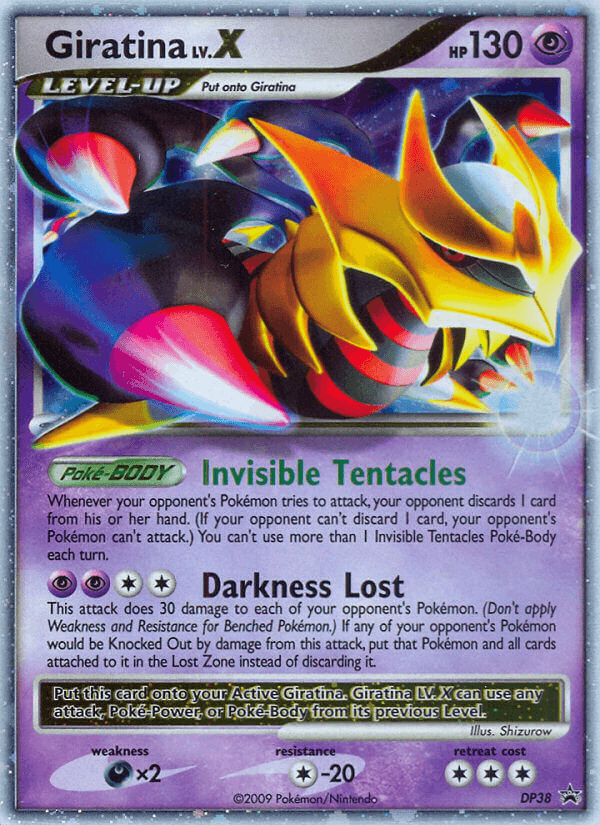 Giratina LV.X: DP Black Star Promos