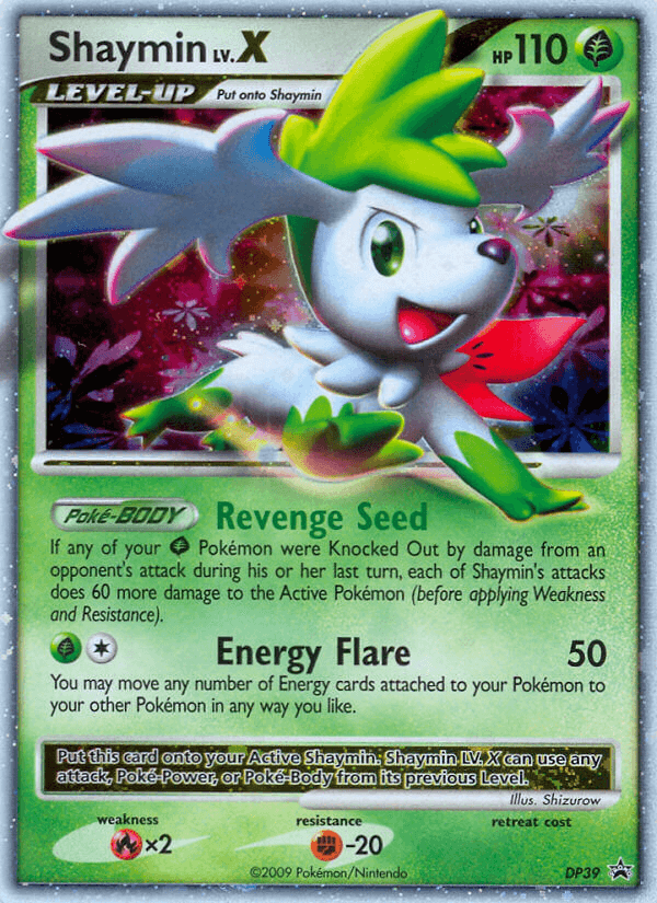 Shaymin LV.X: DP Black Star Promos