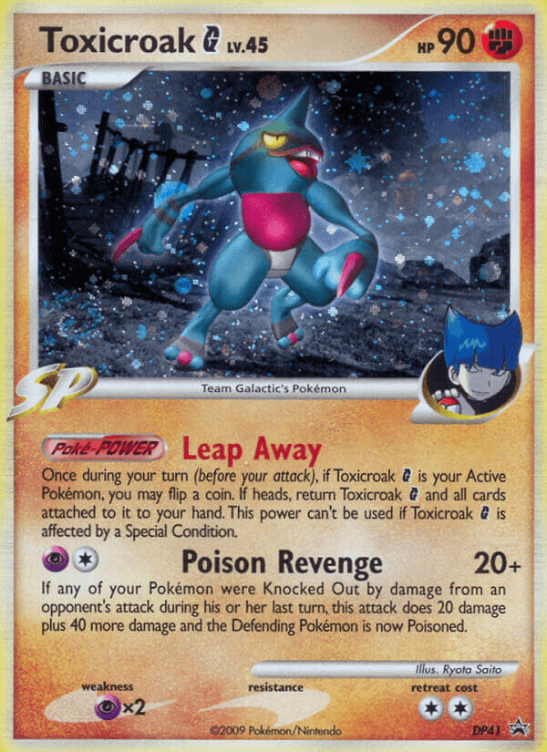 Toxicroak G: DP Black Star Promos
