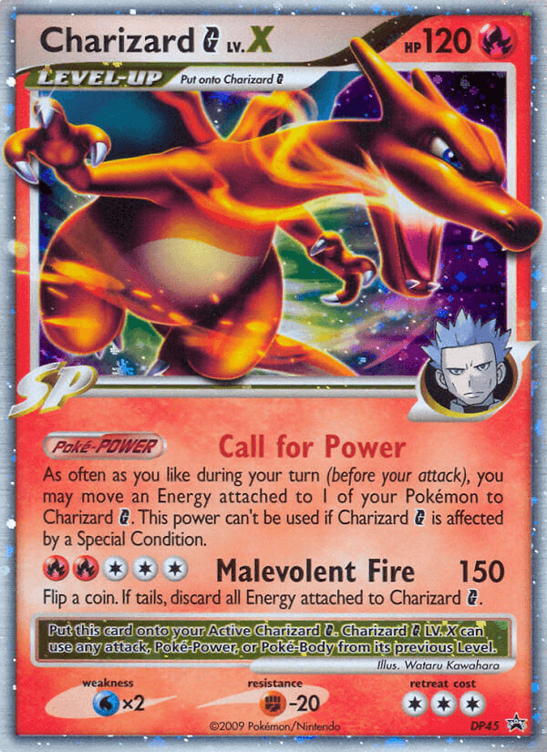 Charizard G LV.X: DP Black Star Promos