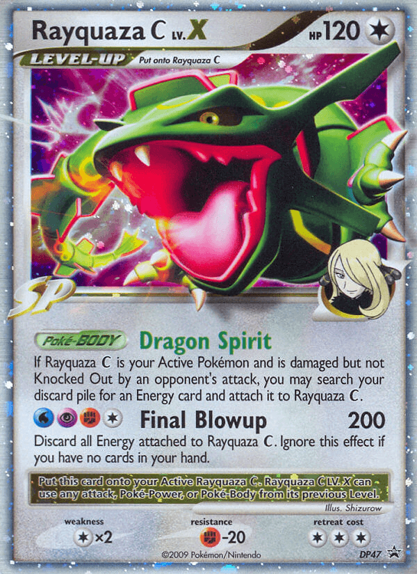Rayquaza C LV.X: DP Black Star Promos