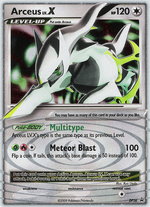 Arceus LV.X: DP Black Star Promos