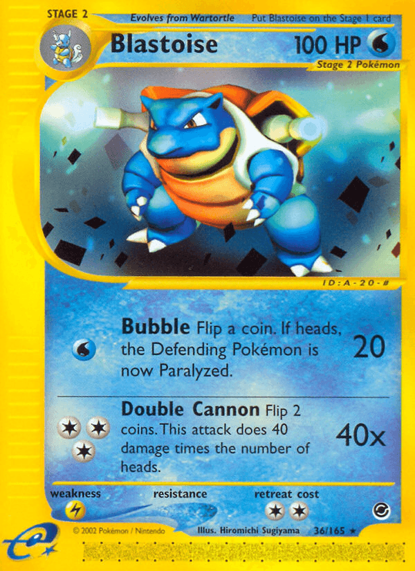 Blastoise: Expedition Base Set