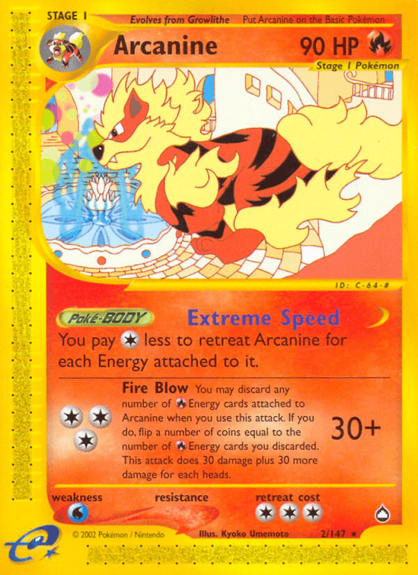 Arcanine: Aquapolis
