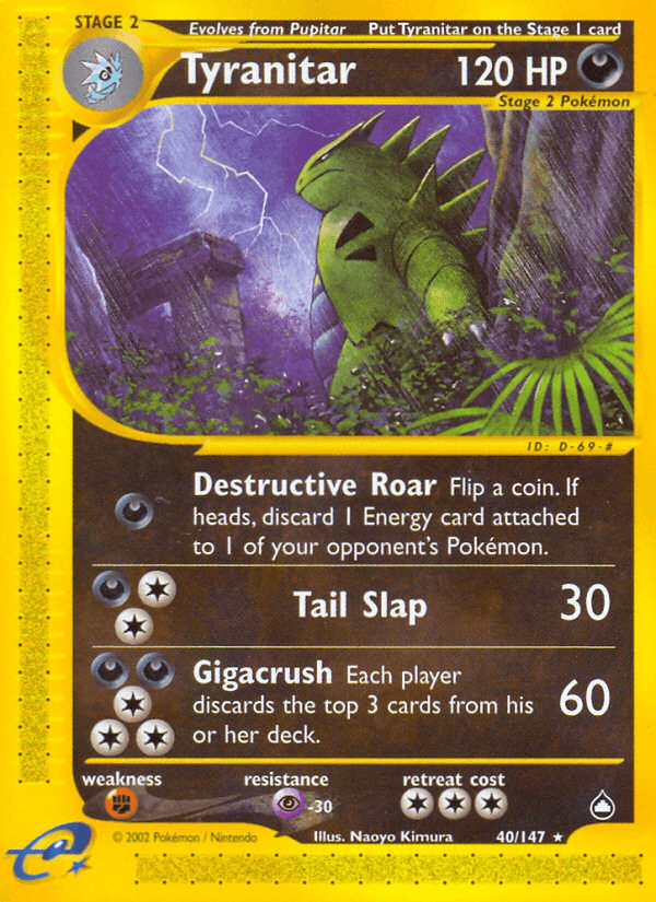 Tyranitar: Aquapolis