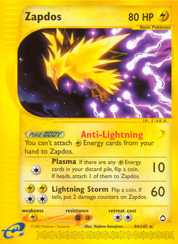 Zapdos: Aquapolis