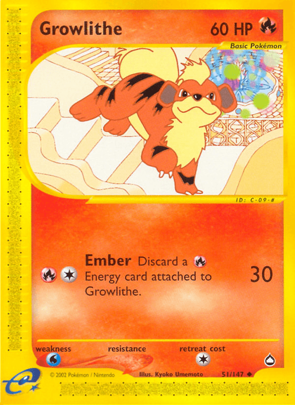 Growlithe: Aquapolis
