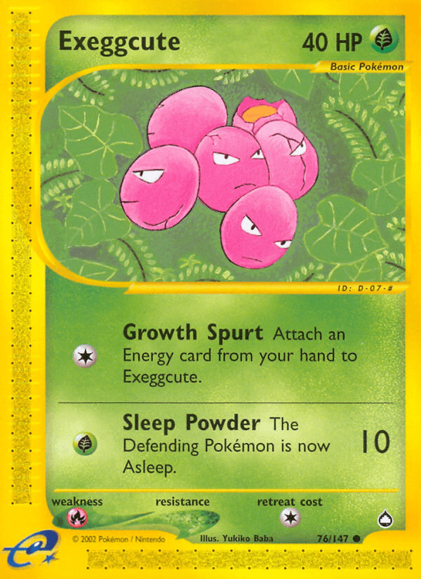 Exeggcute: Aquapolis