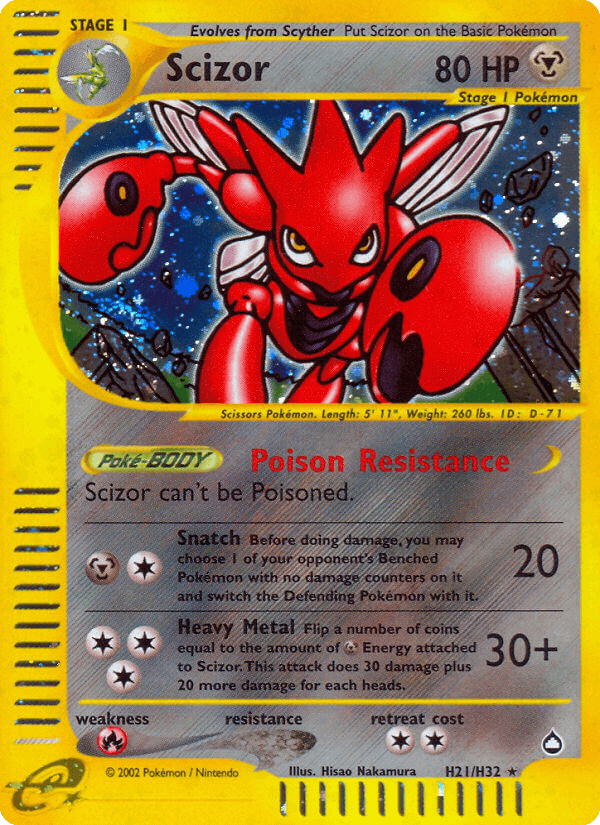 Scizor: Aquapolis