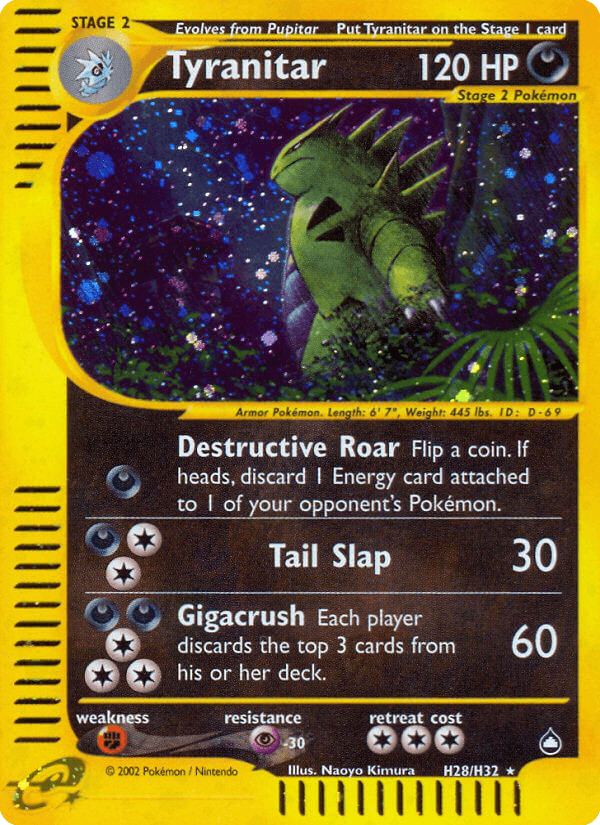 Tyranitar: Aquapolis