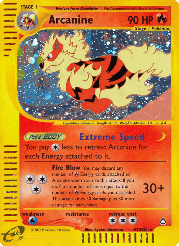Arcanine: Aquapolis