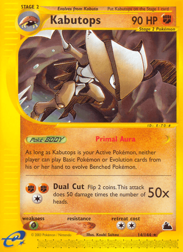 Kabutops: Skyridge