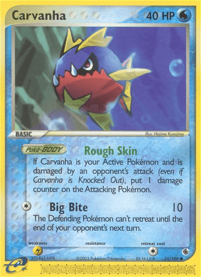 Carvanha: Ruby & Sapphire