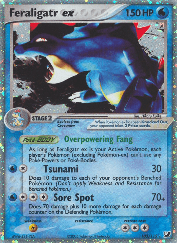 Feraligatr ex: Unseen Forces