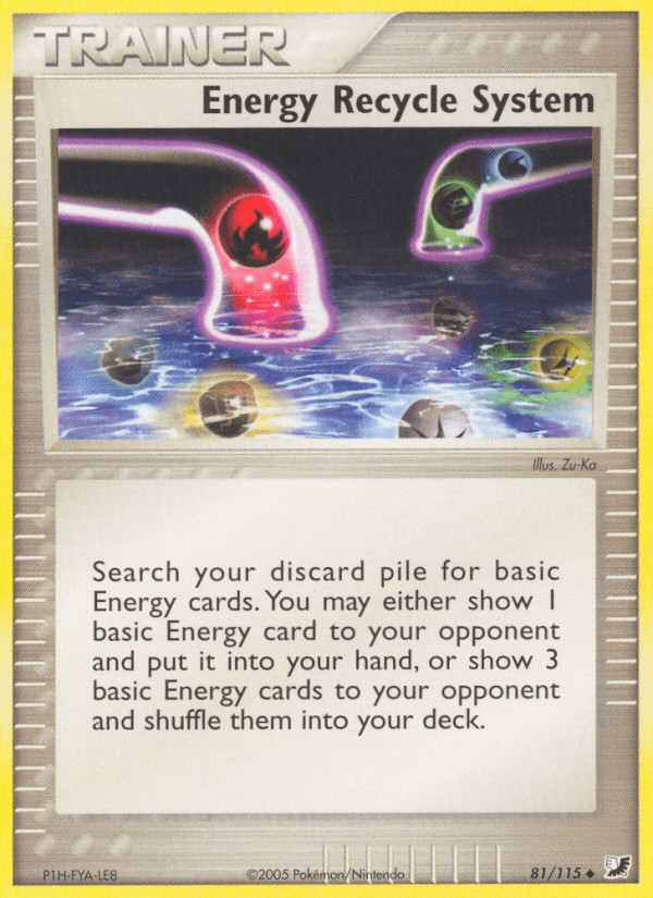 Energy Recycle System: Unseen Forces