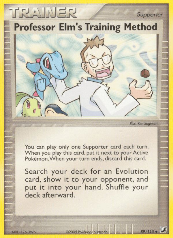 Professor Elm's Training Method: Unseen Forces