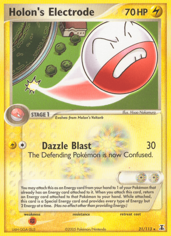 Holon's Electrode: Delta Species