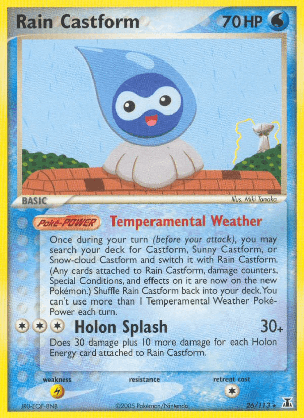 Rain Castform: Delta Species